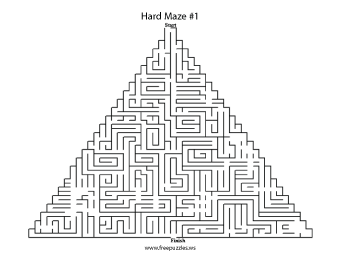 Hard Maze Puzzle #1