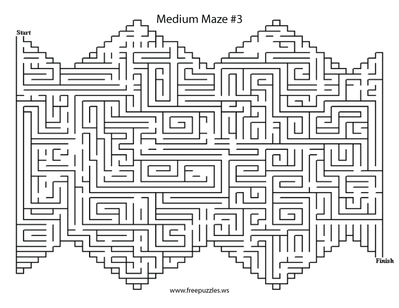 Medium Maze Puzzle #3