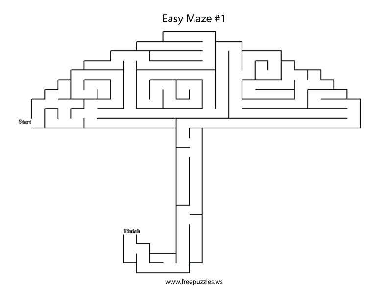 Preview of Easy Maze 1