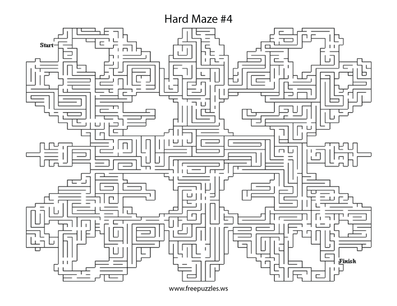 Preview of Hard Maze 4