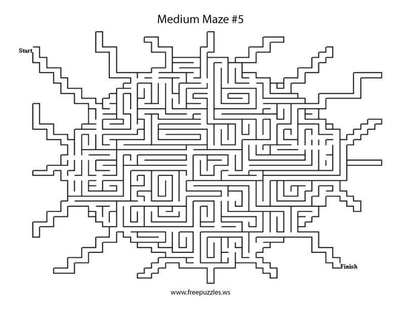 Preview of Medium Maze 5