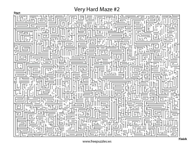 Preview of Very Hard Maze 2