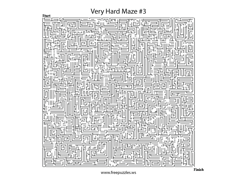 Preview of Very Hard Maze 3