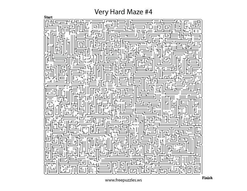 Preview of Very Hard Maze 4